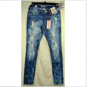 Decree Womens Skinny Jeans Size 3 Distressed